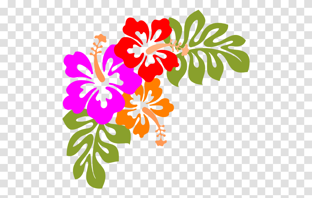 Hawaiian Flower Clipart Hawaiian Flower Stencil, Plant, Hibiscus, Blossom, Floral Design Transparent Png