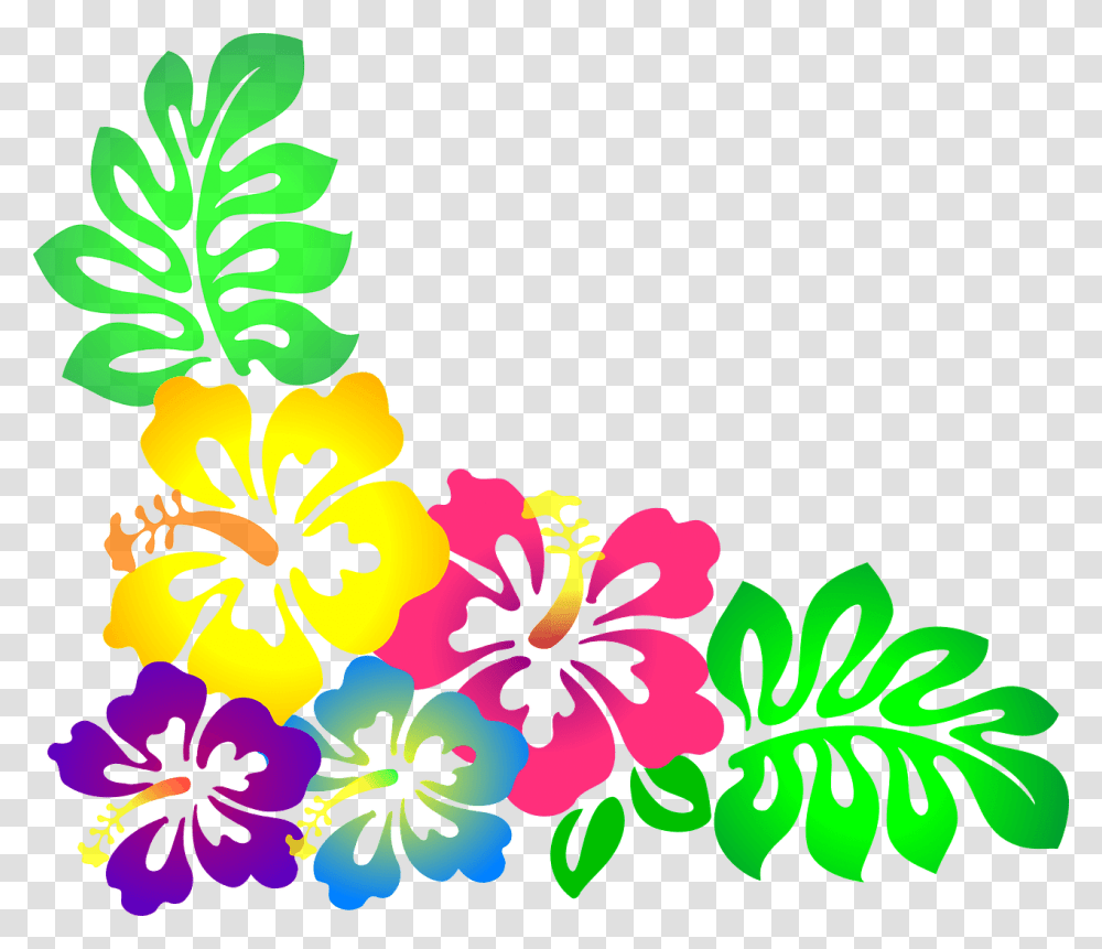 Hawaiian Flowers 4 Image Clipart Hawaiian Flowers, Plant, Graphics, Floral Design, Pattern Transparent Png
