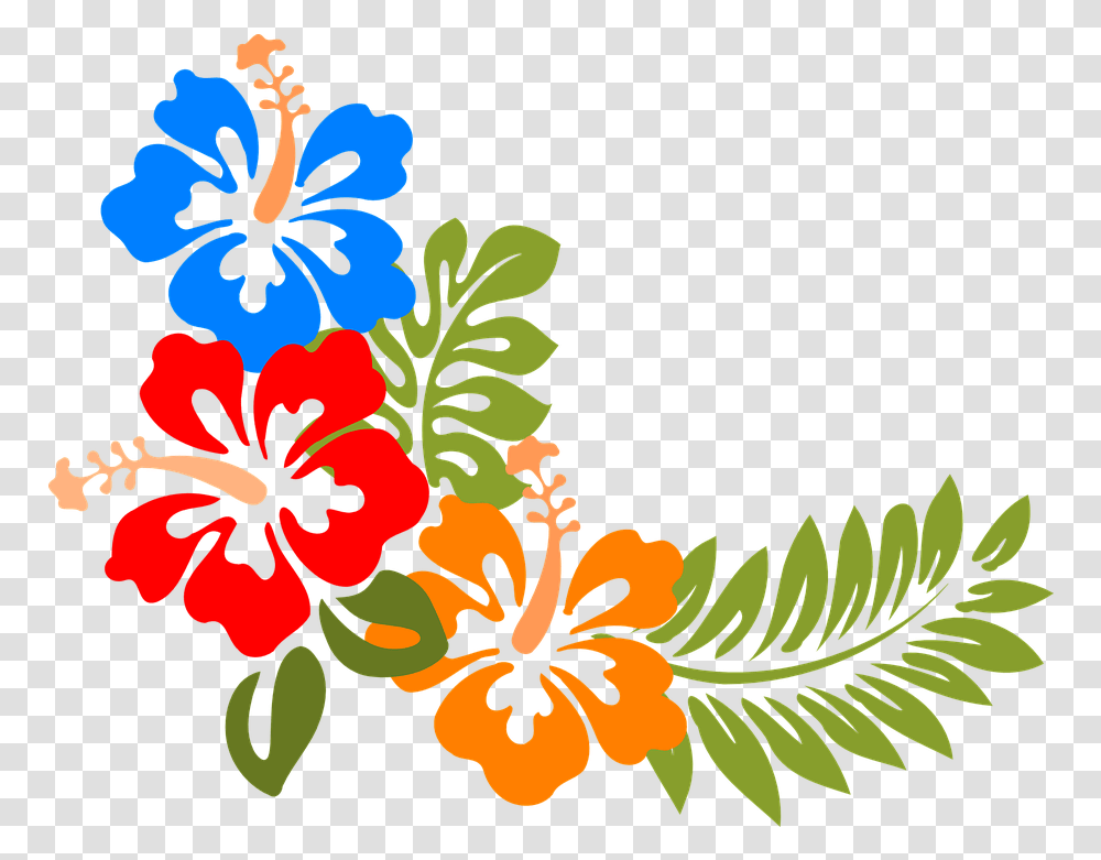 Hawaiian Flowers 5 Image Hawaiian Flowers, Graphics, Art, Floral Design, Pattern Transparent Png