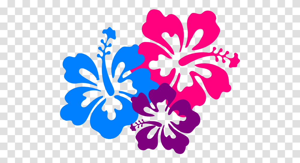 Hawaiian Flowers Clip Art Free Clipart Luau Flowers Clip Art, Hibiscus, Plant, Blossom Transparent Png