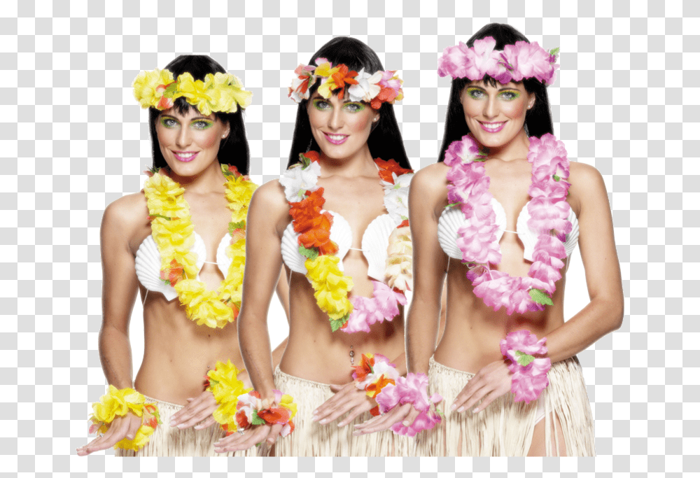 Hawaiian Group Costume, Plant, Person, Human, Ornament Transparent Png