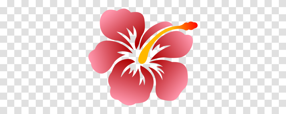 Hawaiian Hibiscus Flower Shoeblackplant Black And White Free, Blossom, Petal Transparent Png
