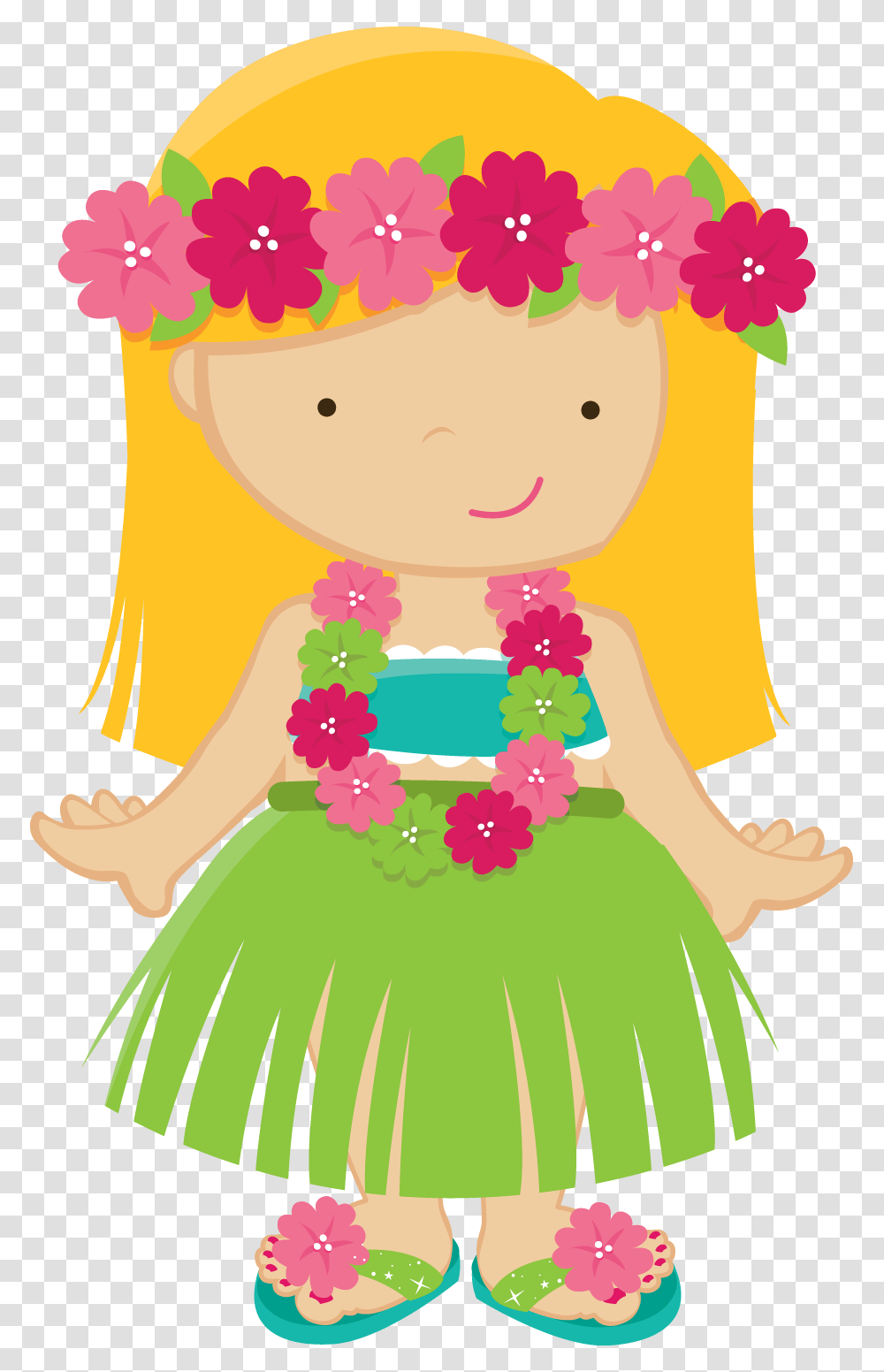 Hawaiian Hula Girl Hula Girl Clip Art, Toy, Birthday Cake, Dessert, Food Transparent Png