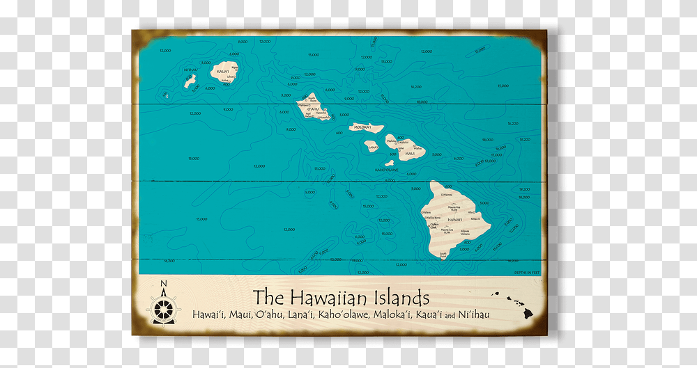 Hawaiian Islands Hawaiian Islands, Map, Diagram, Plot, Atlas Transparent Png