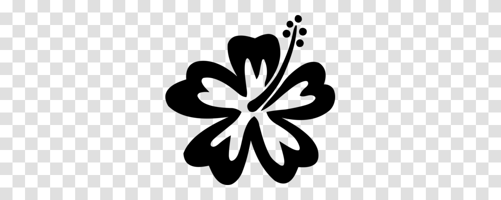 Hawaiian Language Sticker Flower Decal, Gray, World Of Warcraft Transparent Png