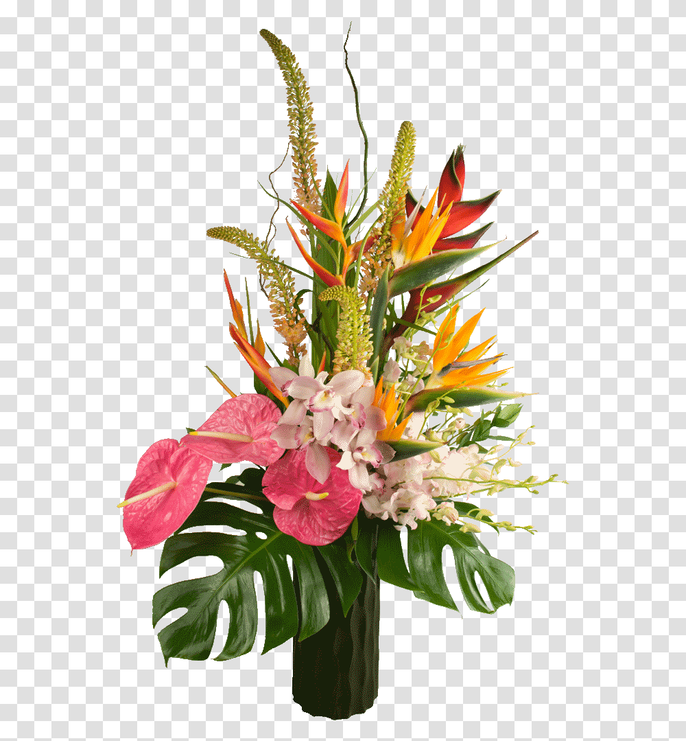 Hawaiian Luau Bouquet Bouquet Of Hawaiian Flowers, Plant, Blossom, Ikebana, Art Transparent Png