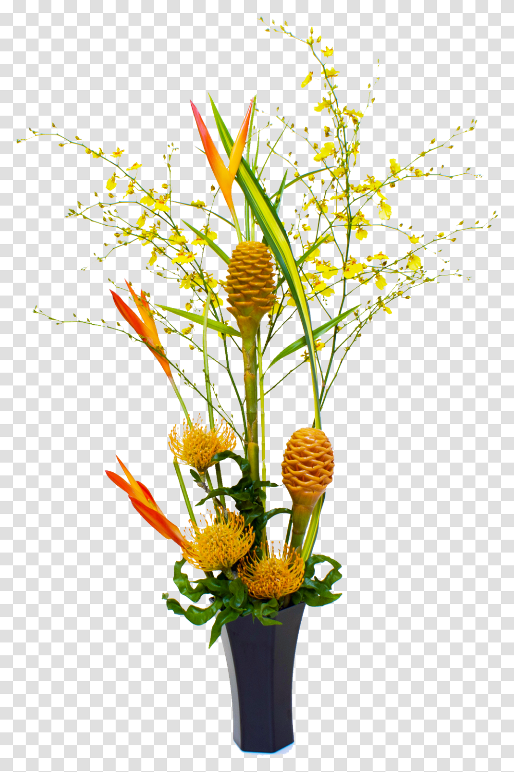 Hawaiian Patch Of Sun Light Tropical Hawaiian Flowers, Ikebana, Vase, Ornament Transparent Png