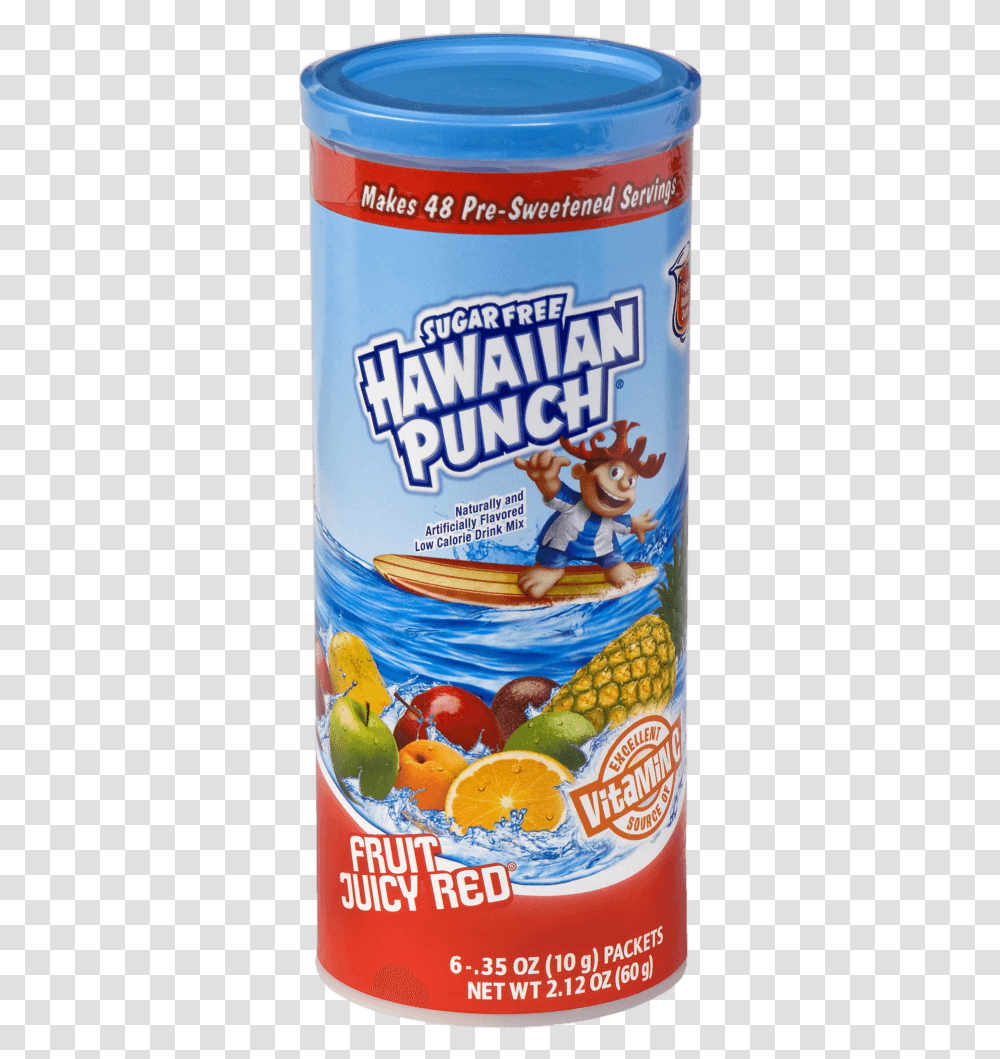 Hawaiian Punch Fruit Juicy Red Canister Hawaiian Punch, Tin, Food, Plant, Orange Transparent Png