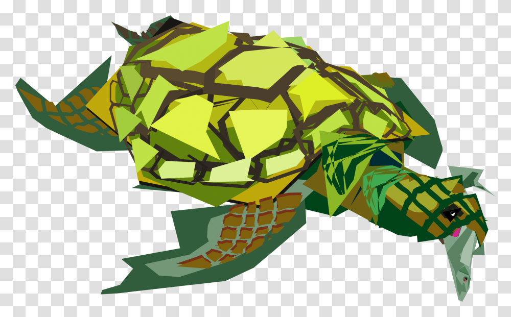 Hawaiian Sea Turtle Clipart Free The Cliparts Turtle Colour Full, Plant, Animal, Military Uniform, Rock Transparent Png