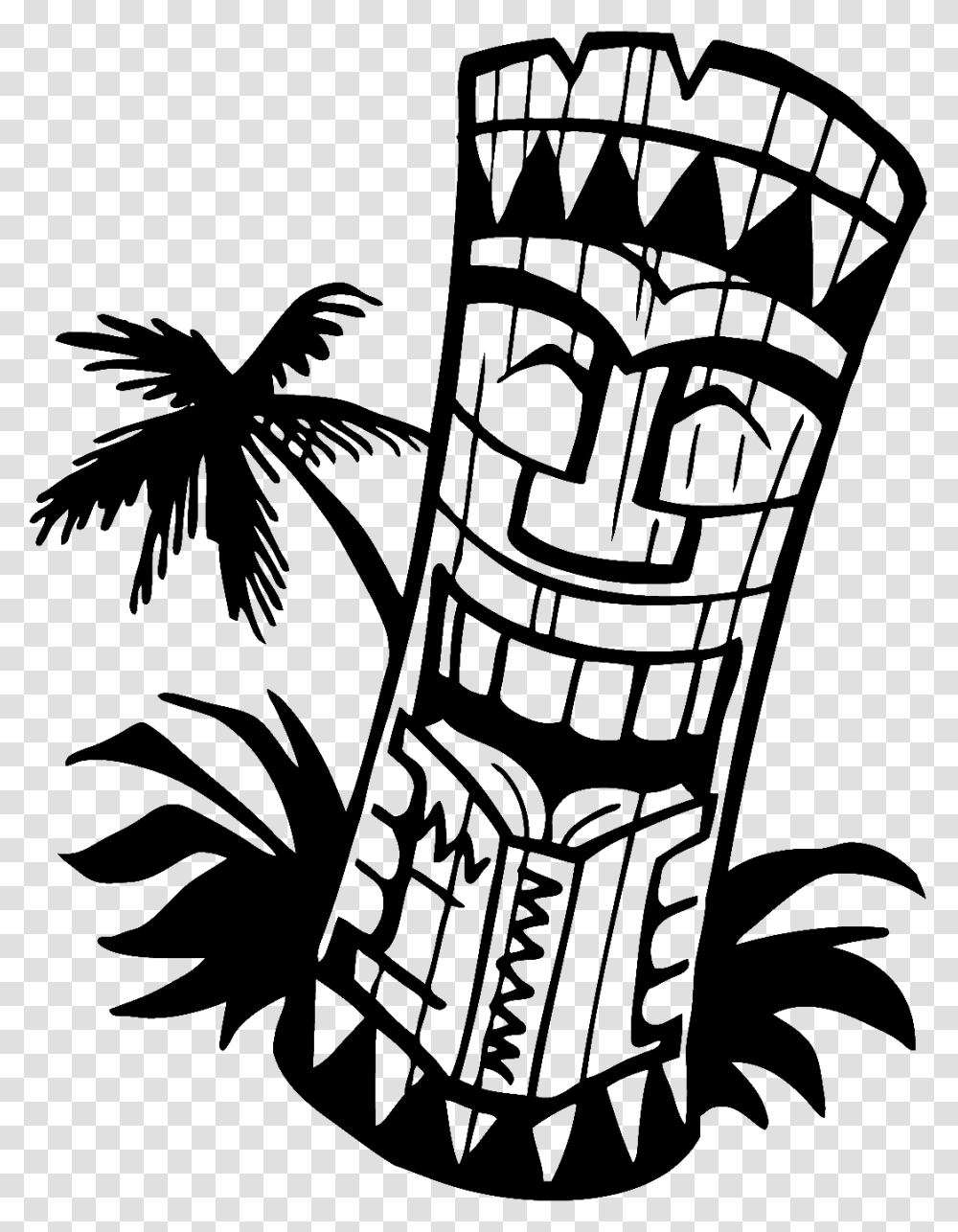 Hawaiian Tiki Clip Art, Architecture, Building, Emblem Transparent Png
