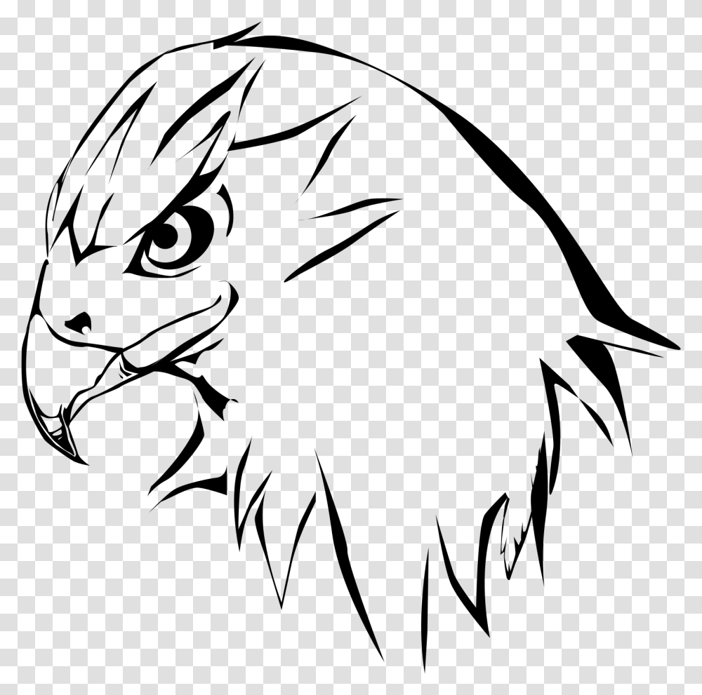 Hawk Black And White Clip Art Hawk, Gray, World Of Warcraft Transparent Png