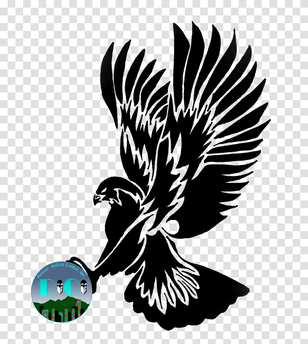 Hawk Clipart Native, Stencil, Poultry, Fowl, Bird Transparent Png