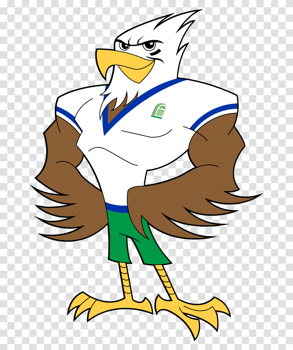 Hawk Clipart Sport Mascot Hawk Mascot, Person, Costume, Hug Transparent Png