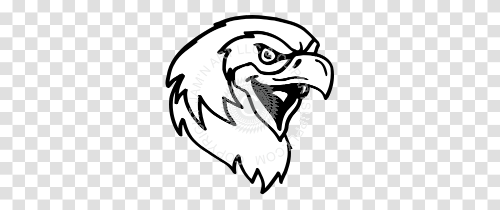 Hawk Head Open Mouth, Bird, Animal, Helmet Transparent Png