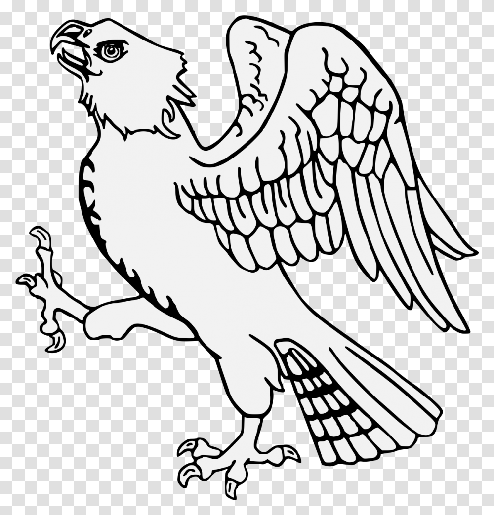 Hawk Traceable Heraldic Art Lovely, Eagle, Bird, Animal, Person Transparent Png