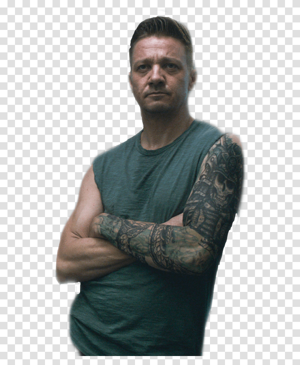 Hawkeye Clint Clintbarton Freetoedit Avengers Endgame Hawkeye Tattoo, Skin, Person, Human, Arm Transparent Png