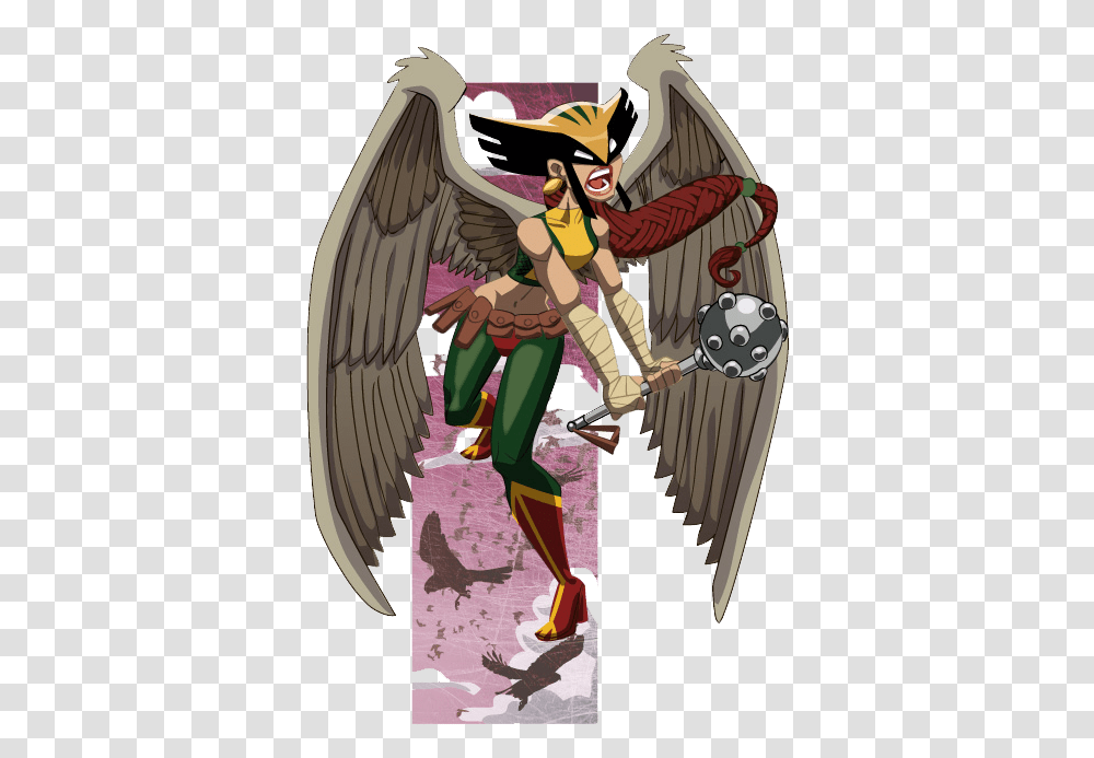 Hawkgirl Hq Image Hawkwoman, Person, Human, Art, Angel Transparent Png