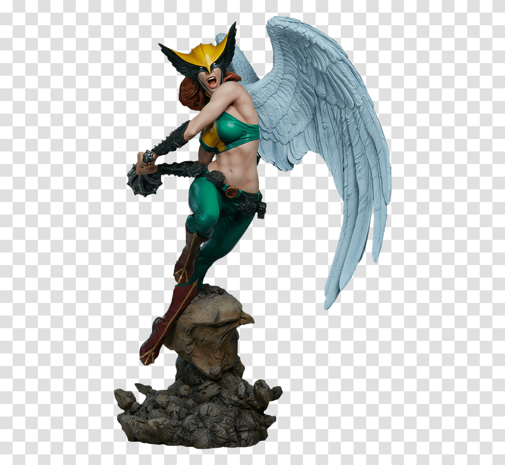 Hawkgirl Premium Format Statue Hawkgirl Premium Format, Costume, Bird, Animal Transparent Png