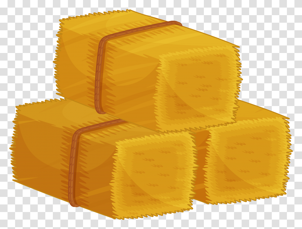 Hay Bales Picture Cartoon Hay Bales Stack, Sweets, Food, Confectionery, Bread Transparent Png