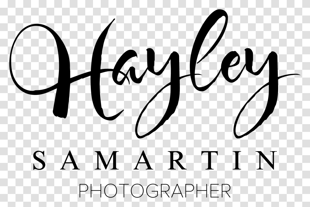 Hayley Samartin Hayley In Calligraphy, Gray, World Of Warcraft Transparent Png