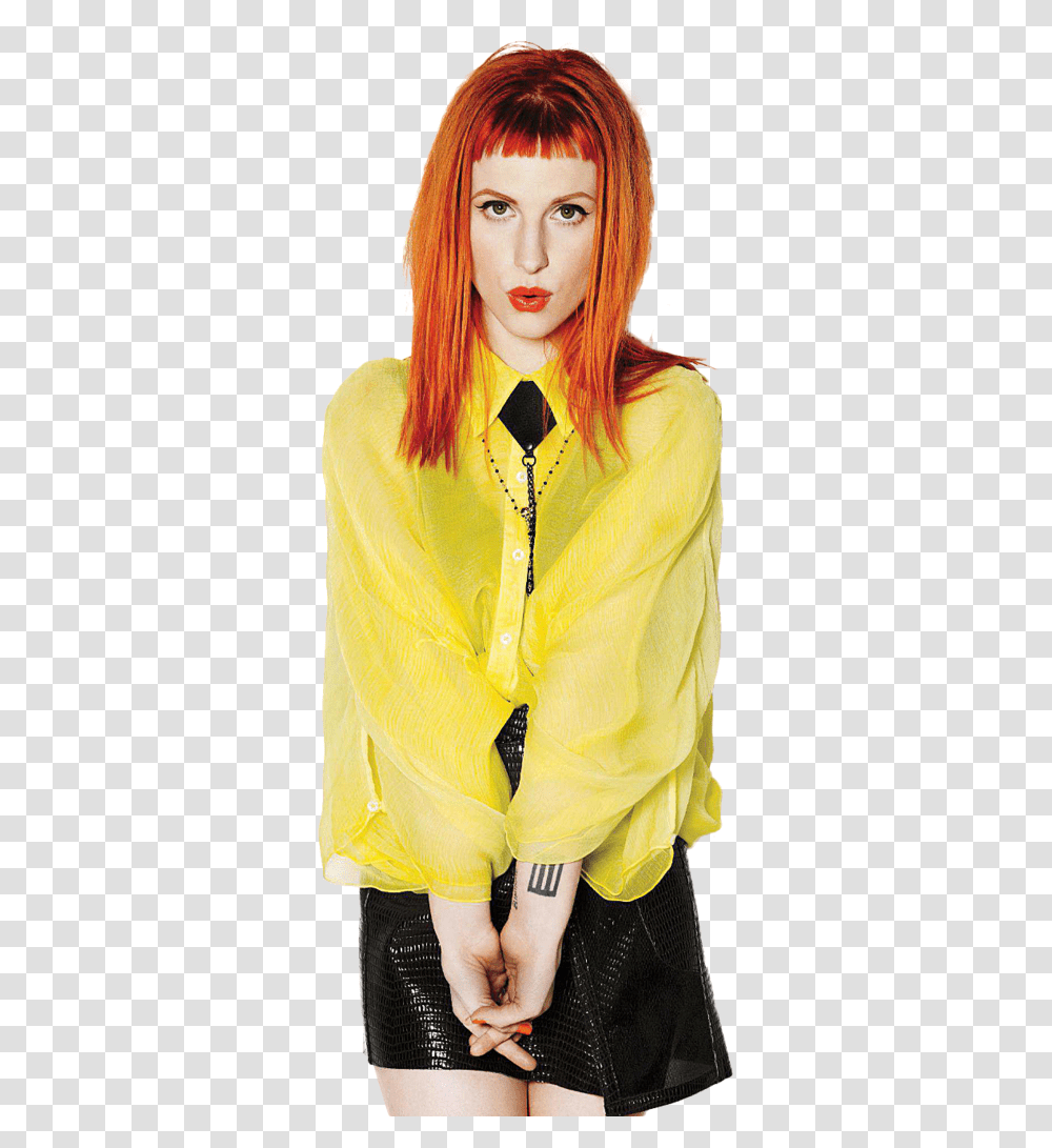 Hayley Williams, Person, Sleeve, Blouse Transparent Png