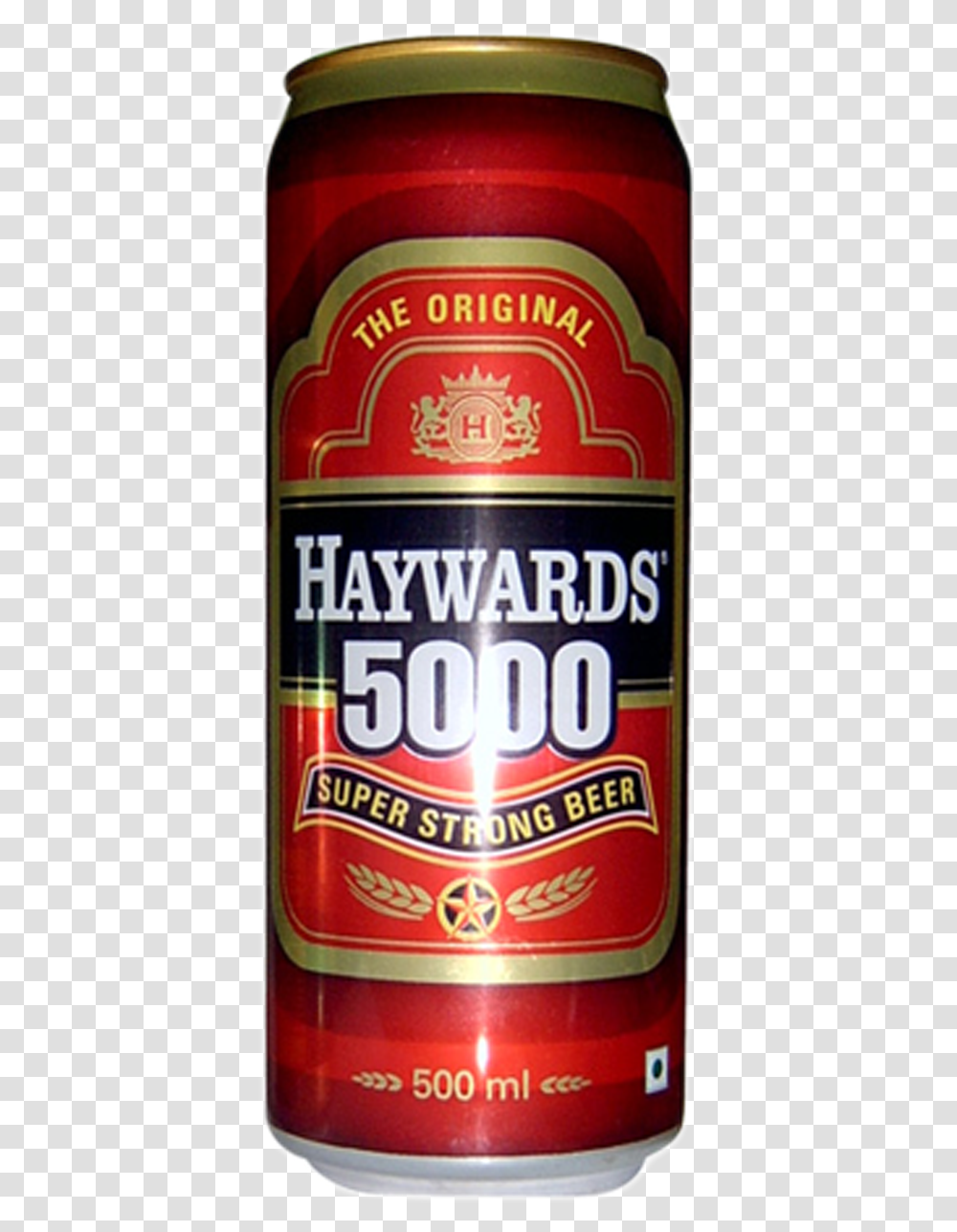Haywards 5000 Beer Can 50 Cl X Haywards 5000 Beer, Alcohol, Beverage, Drink, Bottle Transparent Png