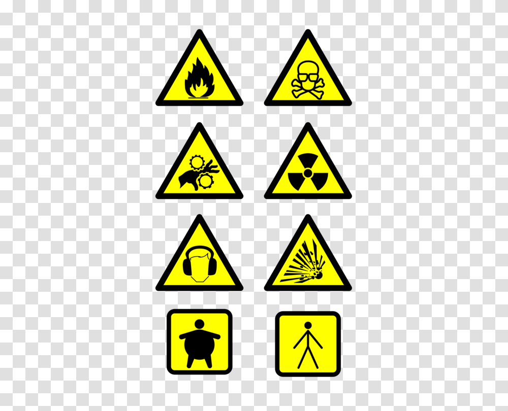 Hazard Dangerous Goods Warning Sign, Triangle, Star Symbol Transparent Png