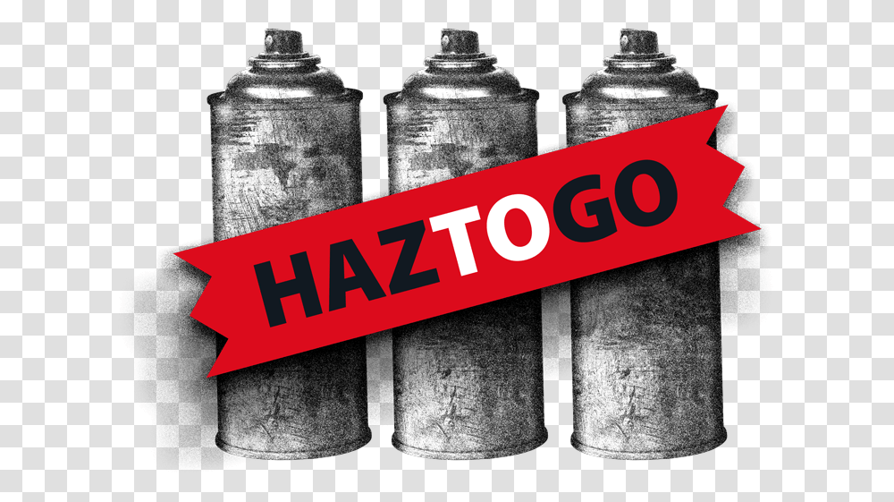 Haztogo Aerosal Cans Artwork Haz Drum Storage Illustration, Tin, Spray Can, Aluminium, Paint Container Transparent Png
