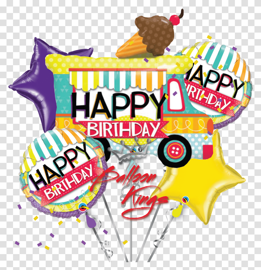 Hb Ice Cream Truck Bouquet, Crowd, Birthday Cake, Food, Leisure Activities Transparent Png