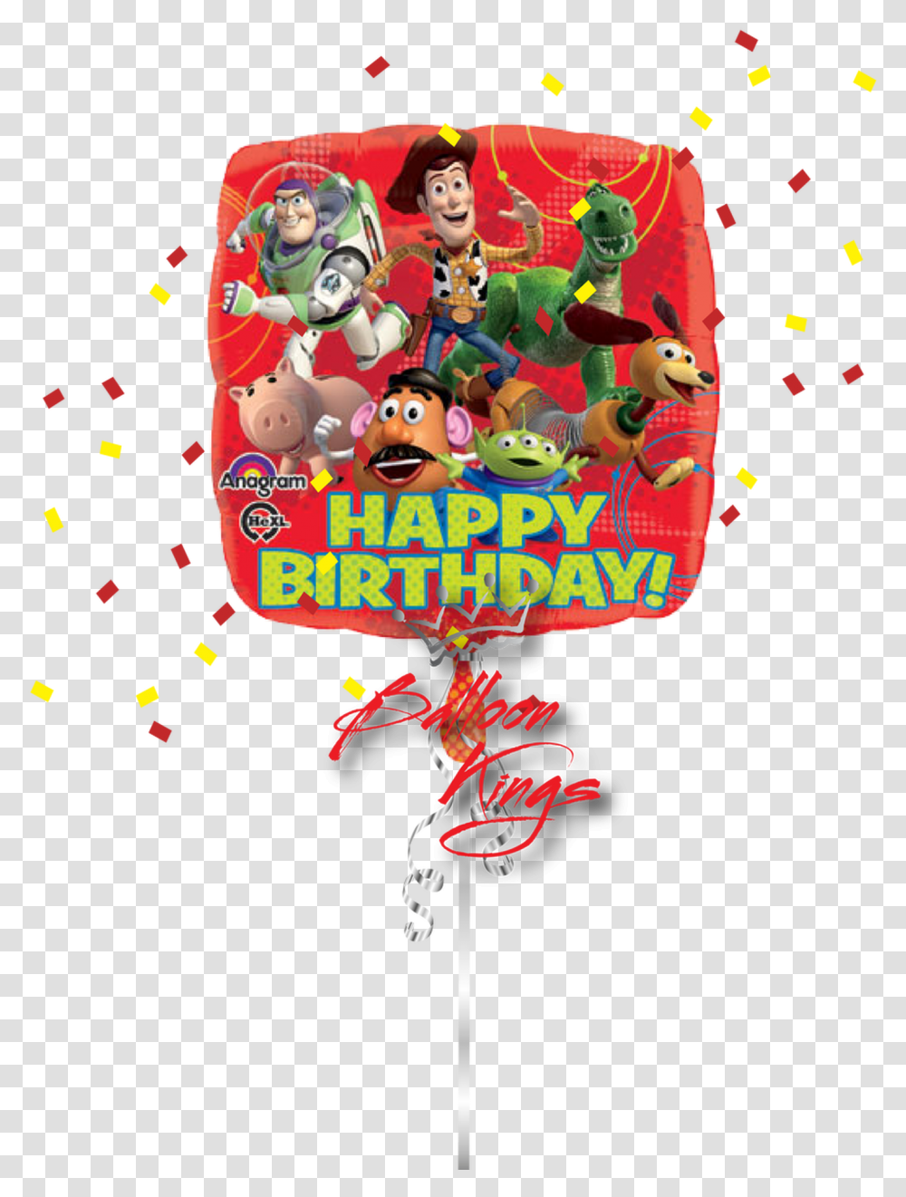Hb Toy Story Toy Story Birthday Gif, Paper, Confetti Transparent Png
