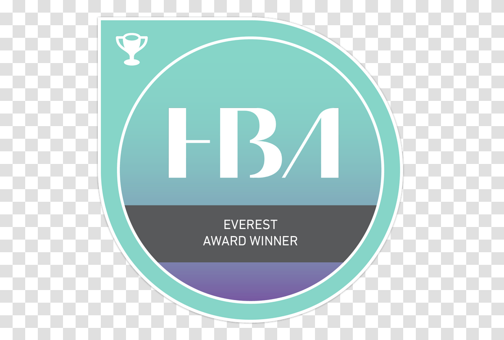 Hba Everest Award Winner Health Care, Label, Number Transparent Png