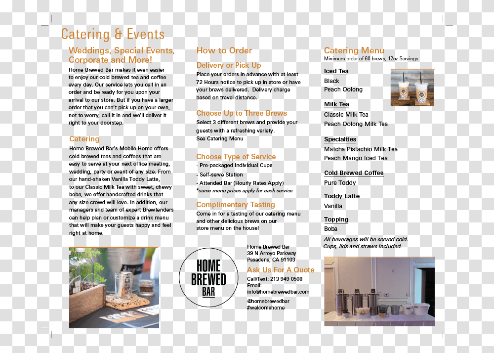 Hbb Cateringbrochure Brochure, Advertisement, Poster, Flyer, Paper Transparent Png