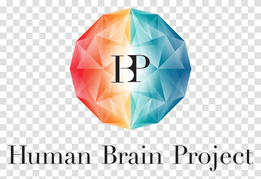 Hbp Human Brain Project, Origami, Paper, Diamond Transparent Png