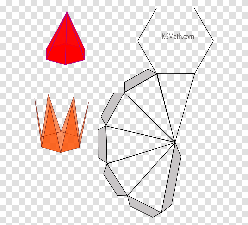Hd 3d Shapes Printables Triangle, Cross, Paper Transparent Png