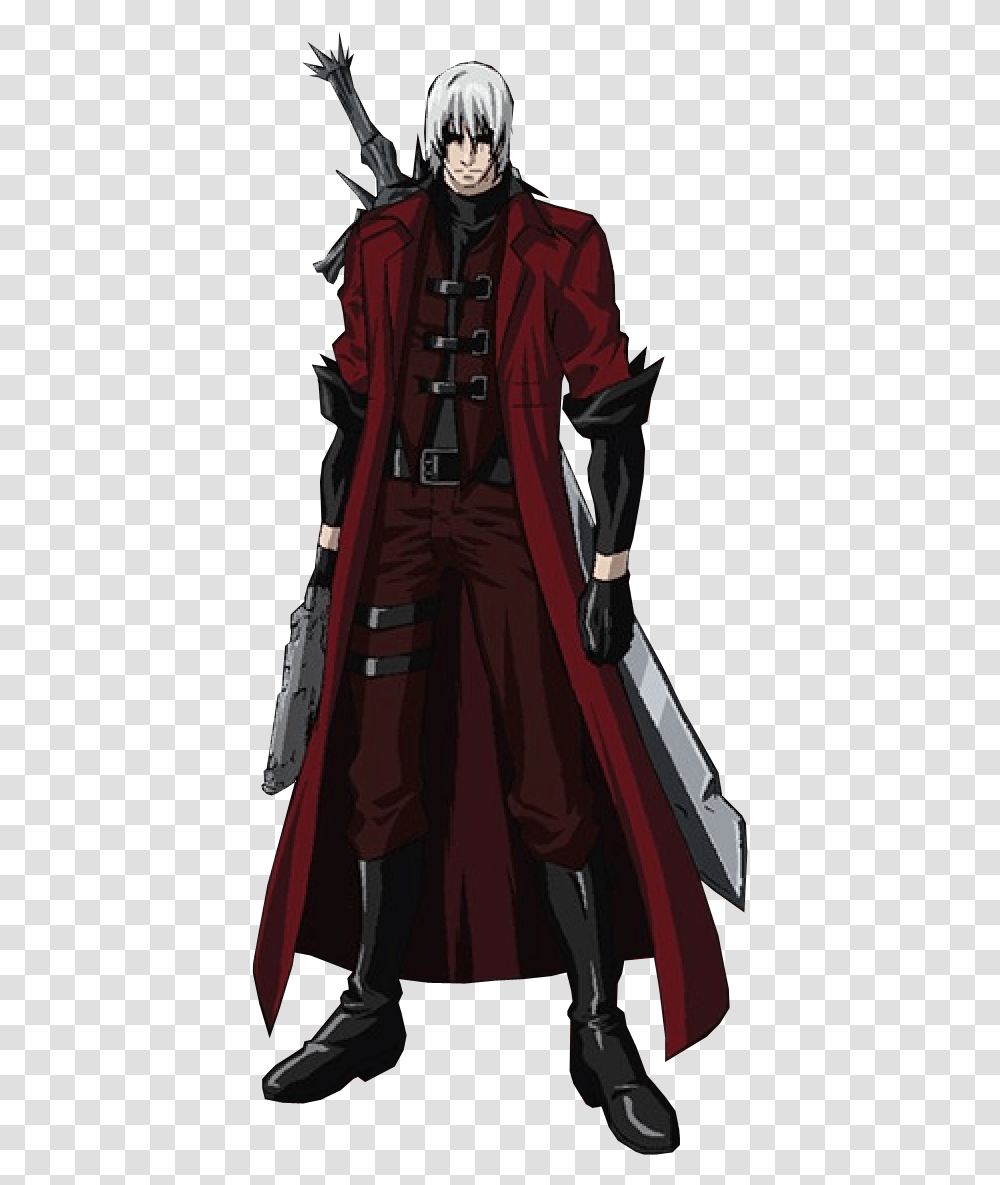 Hd 6065s Dante Anime Devil May Cry By Fu 975138 Devil May Cry Anime, Clothing, Apparel, Person, Fashion Transparent Png