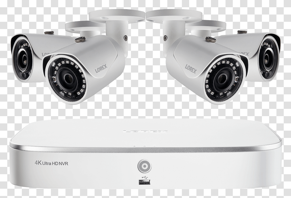 Hd 8 Channel Ip Security System With Four 5mp Cameras Lorex Security Cameras, Electronics, Video Camera, Webcam, Digital Camera Transparent Png