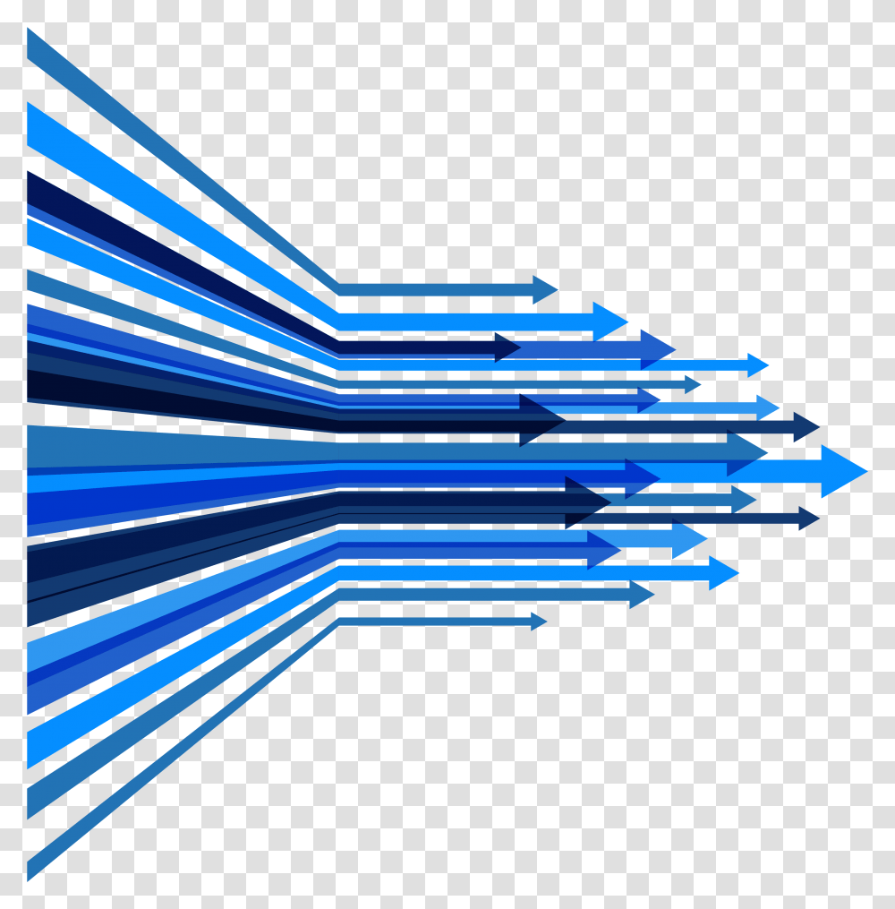 Hd Arrow Vector Abstract Blue Arrow, Graphics, Art, Metropolis, City Transparent Png