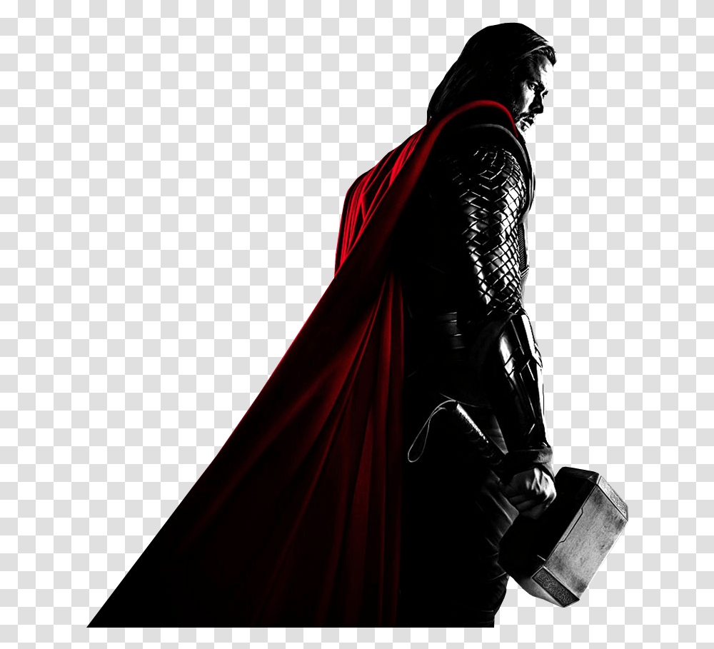 Hd Background Thor Thor On Black Back Ground, Apparel, Cloak, Fashion Transparent Png