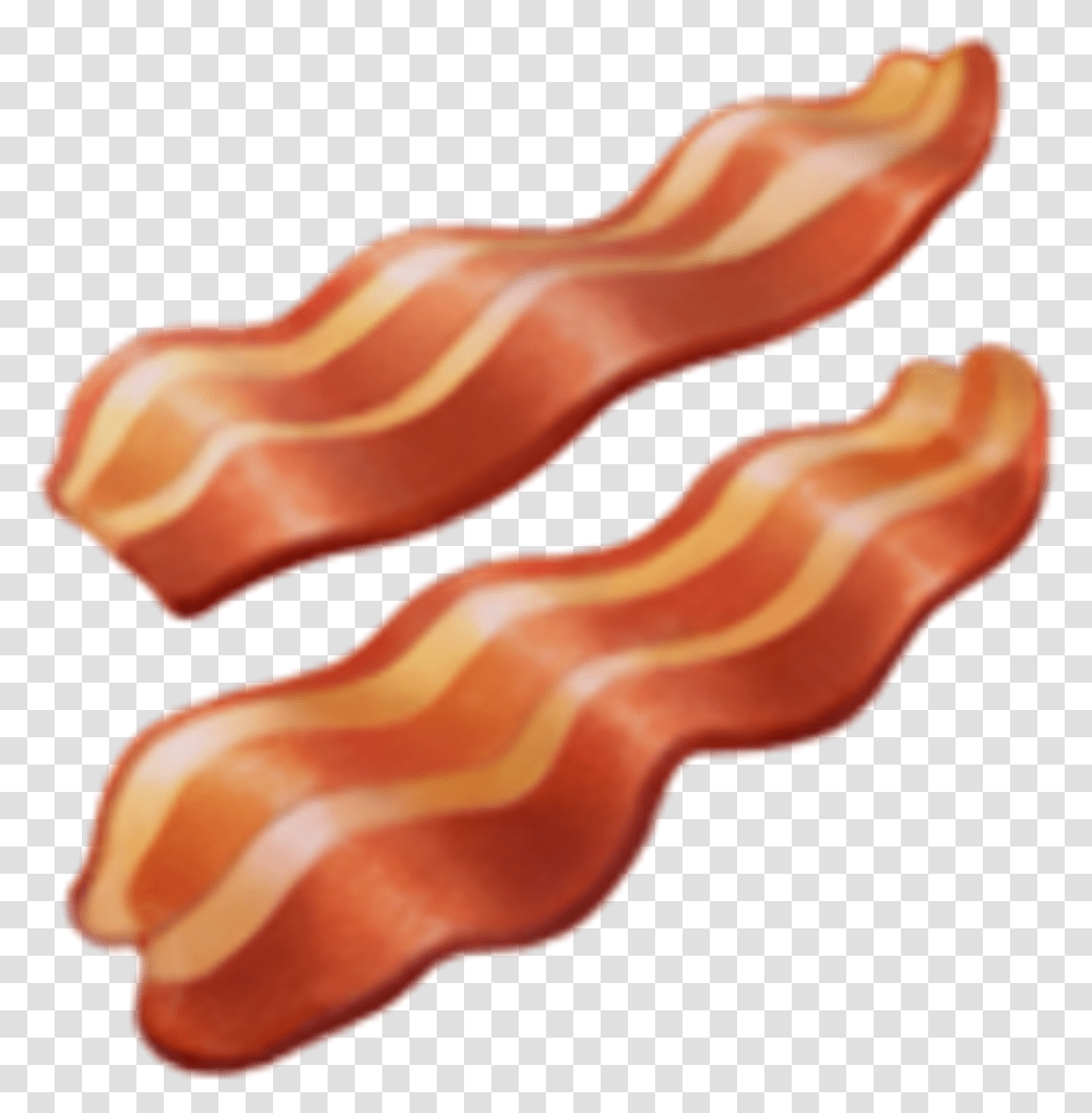 Hd Bacon Emoji Image Bacon Emoji, Pork, Food, Ketchup Transparent Png