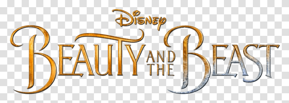 Hd Beauty And The Beast 2017 Font Disney, Alphabet, Label, Calligraphy Transparent Png
