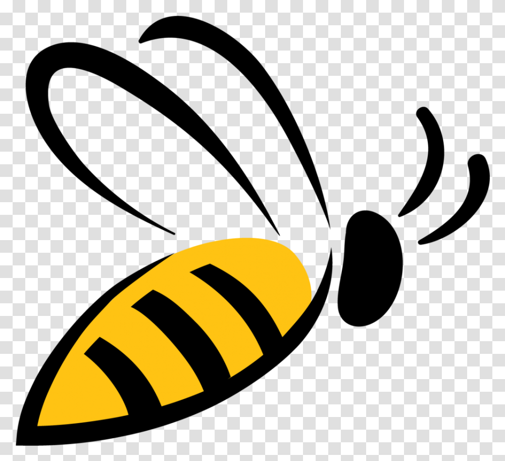 Hd Bee Image Bee, Banana, Plant, Food, Apidae Transparent Png
