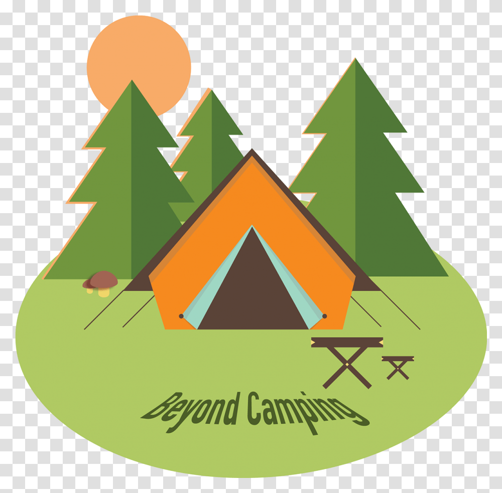 Hd Beyond Camping Logo Idea Free Camping Vector, Triangle, Plant, Tree, Symbol Transparent Png