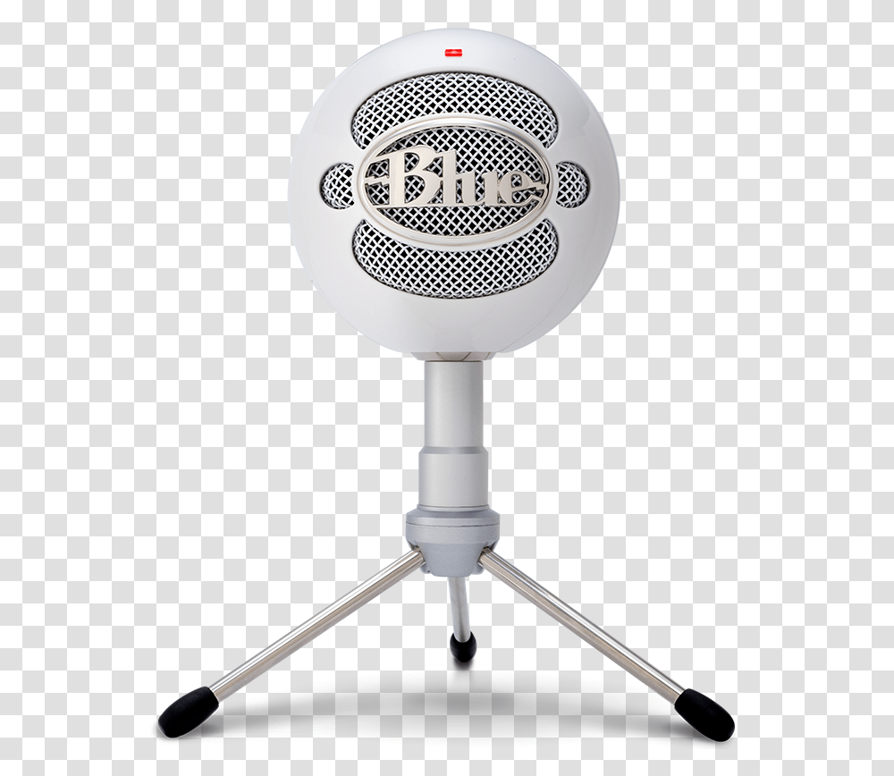 Hd Blue Microphones Snowball Ice Microphone Usb White Blue Microphones, Electrical Device, Tripod, Lamp Transparent Png