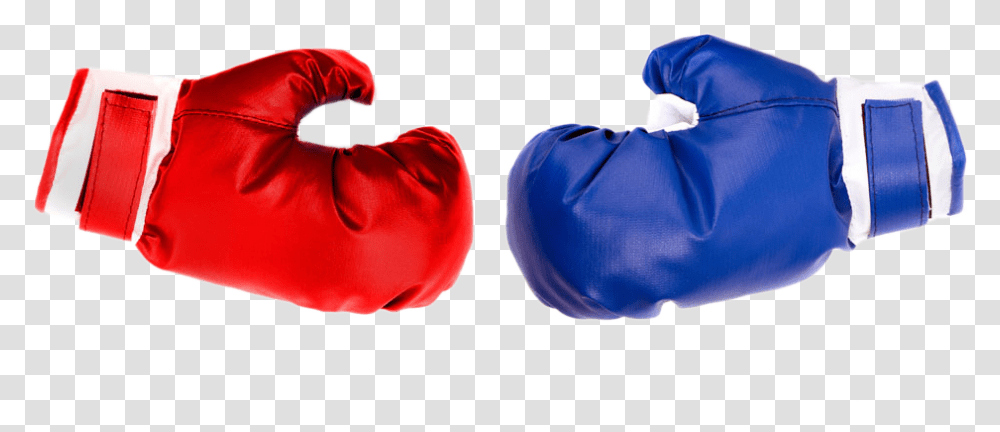 Hd Boxing Gloves Blue And Red Boxing Glove, Apparel, Cushion, Hat Transparent Png