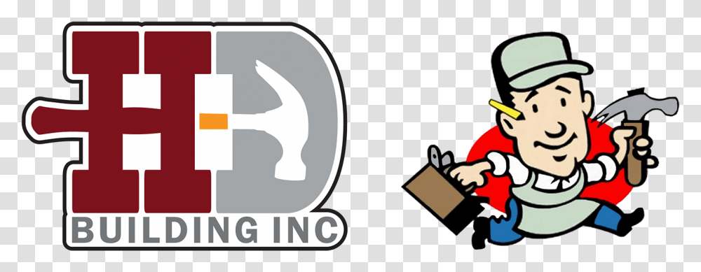 Hd Building Inc Plumbing, Person, Human, Label Transparent Png