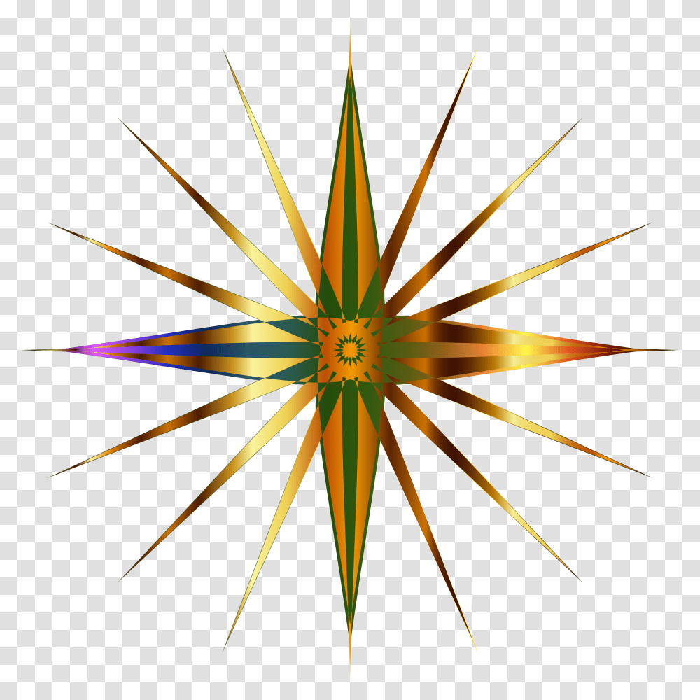 Hd Christmas Star Clip Art Free Star Of Bethlehem Clipart, Bow, Compass, Spider, Invertebrate Transparent Png