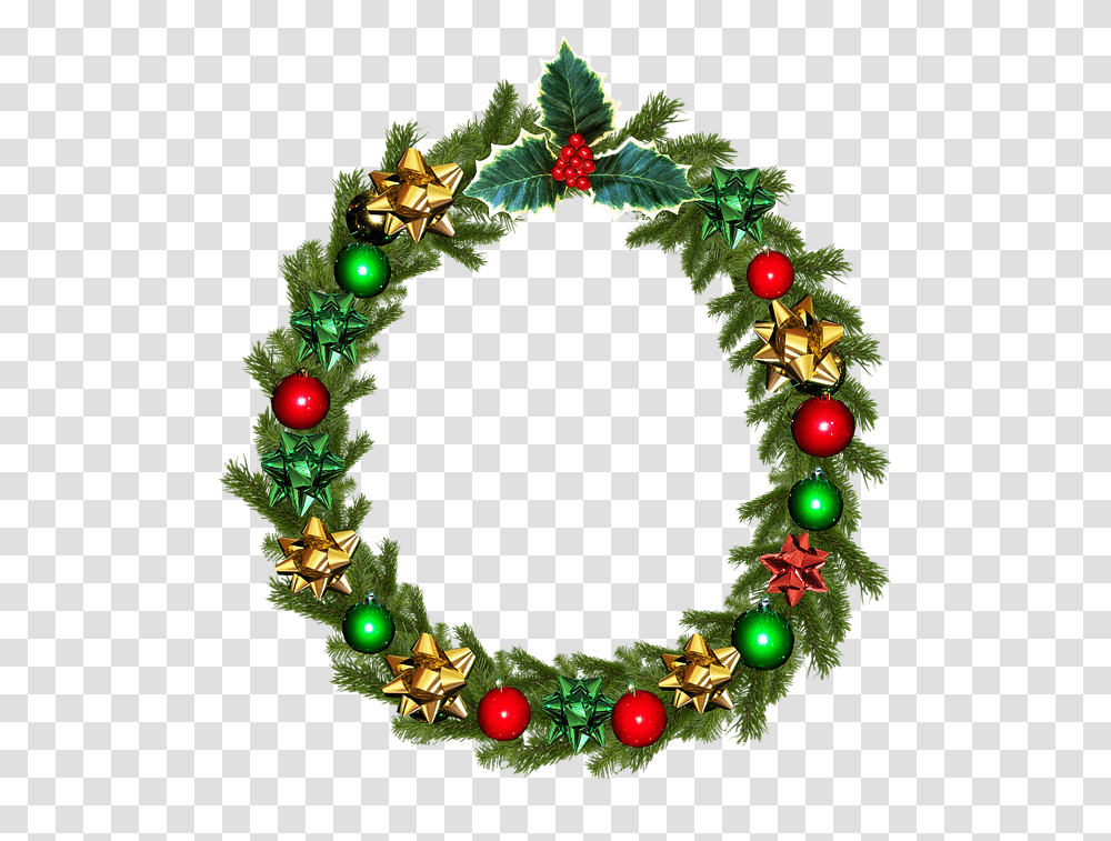 Hd Christmas Wreath Decoration Kerstkrans, Christmas Tree, Ornament, Plant, Green Transparent Png