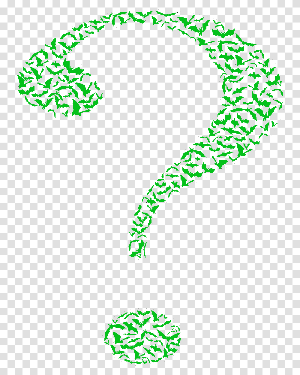 Hd Clip Art Riddler Logo Riddler Question Mark, Number, Animal Transparent Png