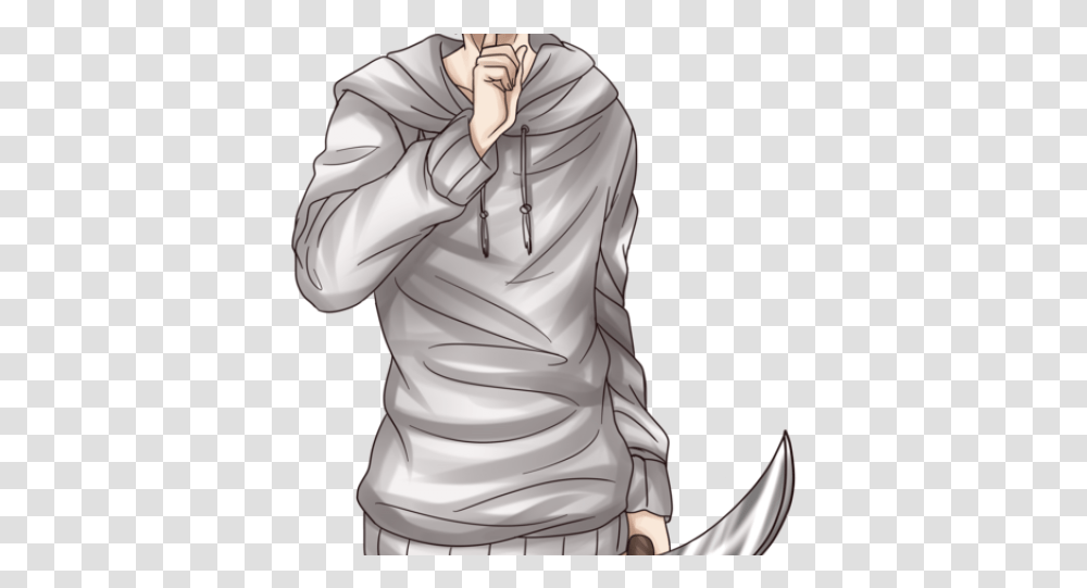 Hd Drawn Jeff The Killer Sketch Anime Jeff The Killer Draw, Person, Human, Clothing, Apparel Transparent Png