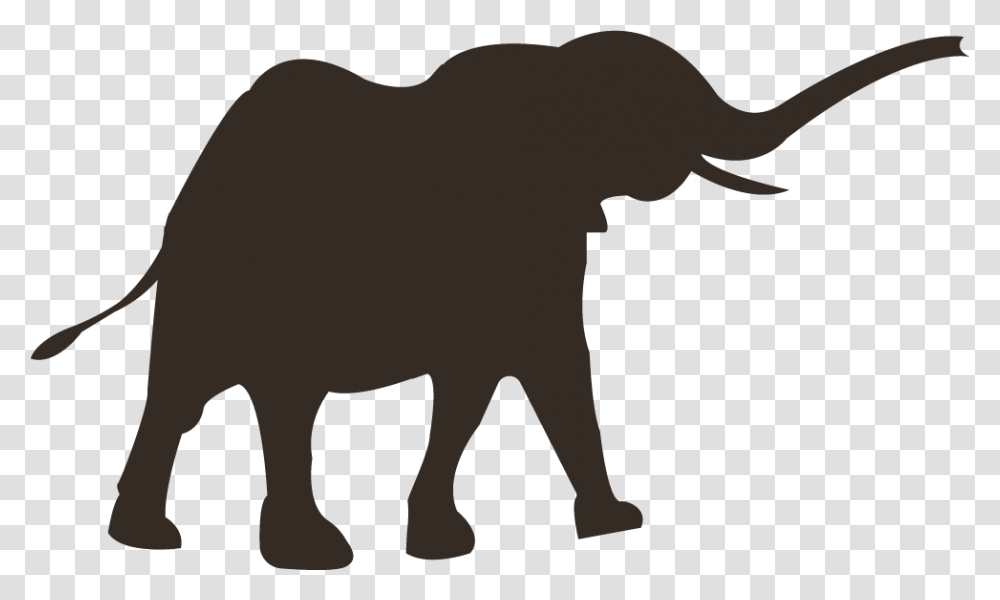 Hd Elephant Indian Elephant, Silhouette, Wildlife, Mammal, Animal Transparent Png